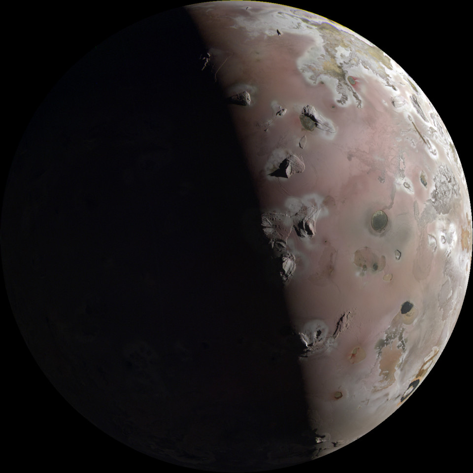 Jupiter's Moon Io from space